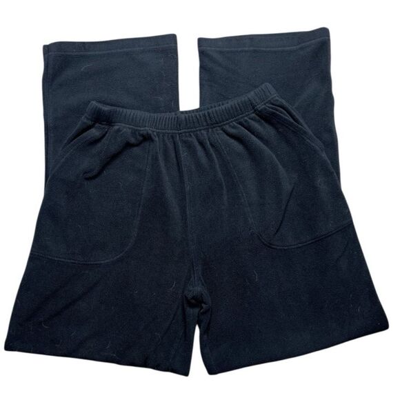 Hanna Anderson Black Fleece Sweatpants Size 16 - Picture 2 of 4